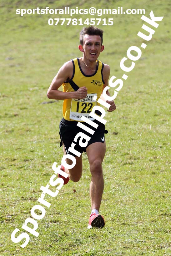 Masters men 2021 NECAA Cross Country Relays, Thornley Farm, Peterlee, Saturday, April 10th. Photo: David T. Hewitson/Sports for All Pics